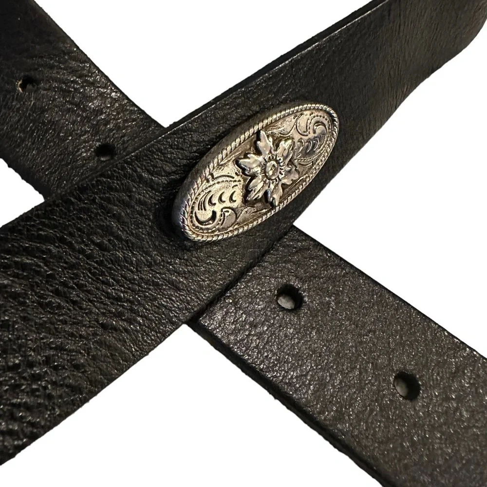 Zara | Black Leather Belt Size Medium